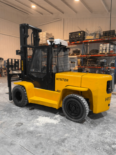 15000 lb. Hyster #H155XL2, Diesel Forklift, 212" max lift height - Image 9