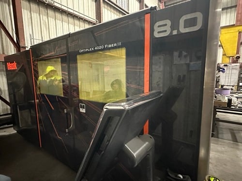 Mazak #Optiplex-4020-Fiber-III, fiber laser, 6.5'x13' table, 160" x80" x5" travel, Dust Collector, Scrap - Image 4