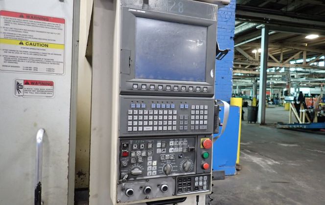 Okuma #MC-V4020, CNC vertical machining center, 20" x 48", OSP-P200 Control, Chip Conv., 2008 - Image 10