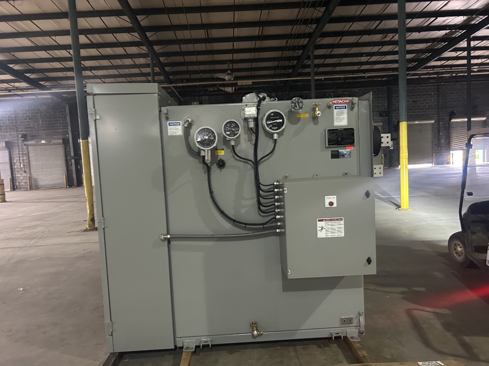 1500 KVA 12470 Primary, 480Y/277 Secondary, Hitachi / Hitachi Substation Oil Transformer, never energized, (6 - Image 2