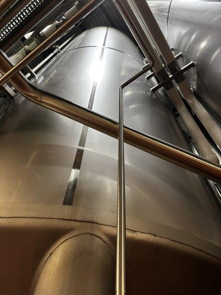 16600 gallon Mueller, Stainless Steel Jacketed Vertical Tank, 121" diameter x 444" height, 15 psi @ 100°F - Image 4