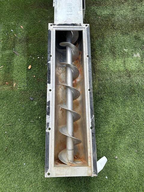 8" diameter x 6' long, Previero #SCE200, Stainless Steel Auger, 10" trough, 9" shaft - Image 5
