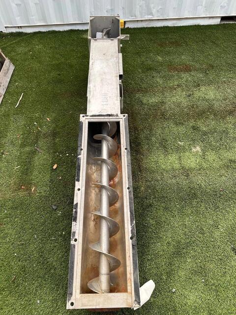 8" diameter x 6' long, Previero #SCE200, Stainless Steel Auger, 10" trough, 9" shaft - Image 6