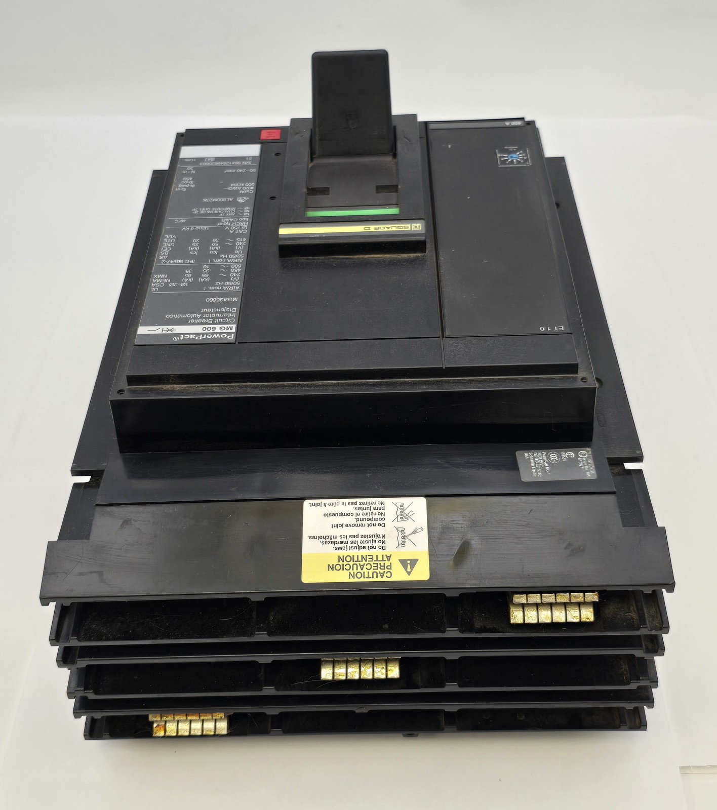 600 Amp, Square D #MGA36600, I-Line Circuit Breaker, 600VAC, 3P, HACR Type - Image 8