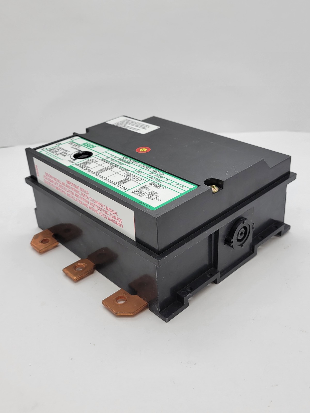 100 Amp, Asco #9200301007000-920, Remote Control Switch, 3P, 265/277 Volts Coil - Image 6