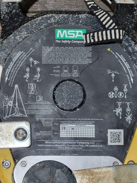 MSA #10158178, Workman Rescuer, 50' L, Stainless Steel Cable - Image 3