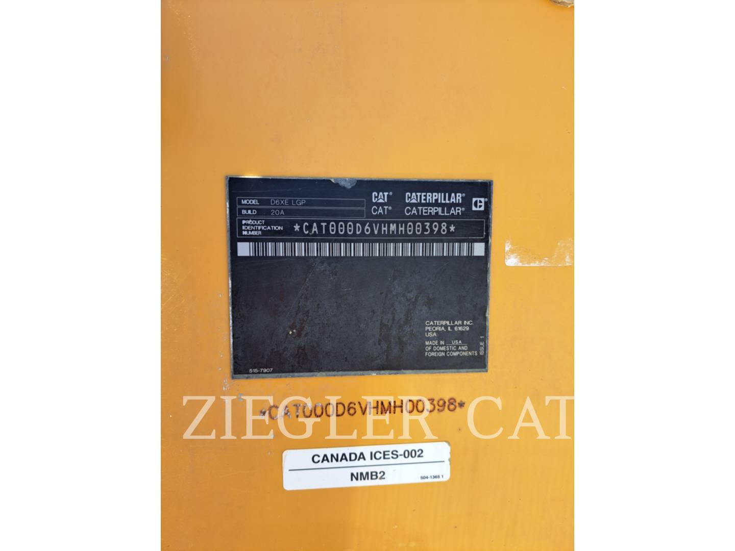 Caterpillar D6-20XEVP, 6692 hours, S/N: HMH00398, 2020 - Image 6
