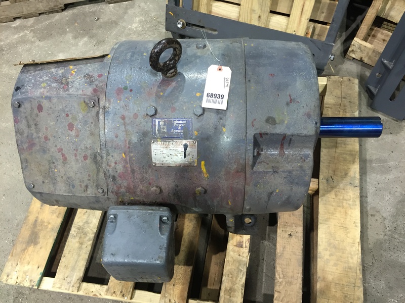 100 HP 1800/2000 RPM General Electric, Frame 445AY, DPFG, 500 VA, 300 VF - Image 1