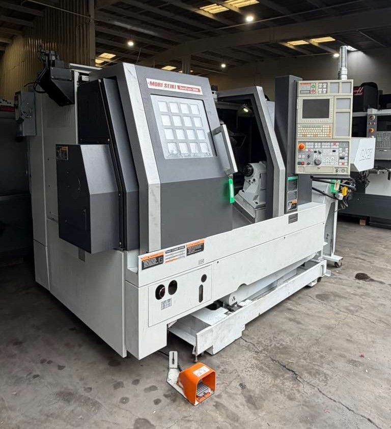 Mori Seiki #DuraTurn-2050, CNC lathe, F0iTD Control, 24" swing, 26" centers, 8" chuck, 2.5" bar, 2013 - Image 7