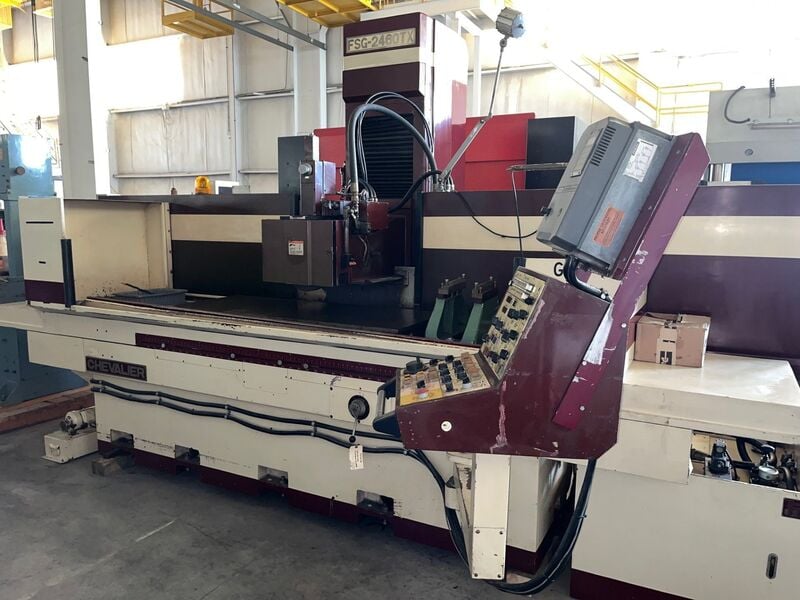 24" x 60" Chevalier #FSG-2460TX, column type precision automatic 3-Axis surface grinder, electromagnetic chuck - Image 2