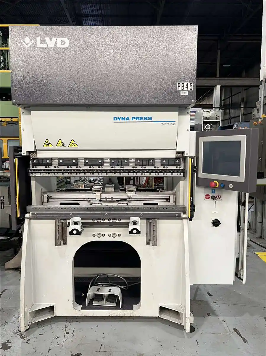 Strippit, LVD #Dyna-Press-24/12+, 27 ton electric press brake, manual clampiong, 4-Axis CNC Back Gauge, 2019 - Image 1