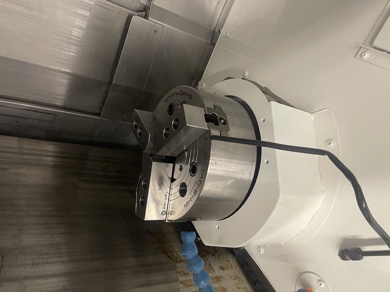 Okuma #LT-2000EX, dual turret lathe, OSP-P300LA Control, 6" chuck, 52mm bar, 8.27" turning diameter, 5.12" - Image 10