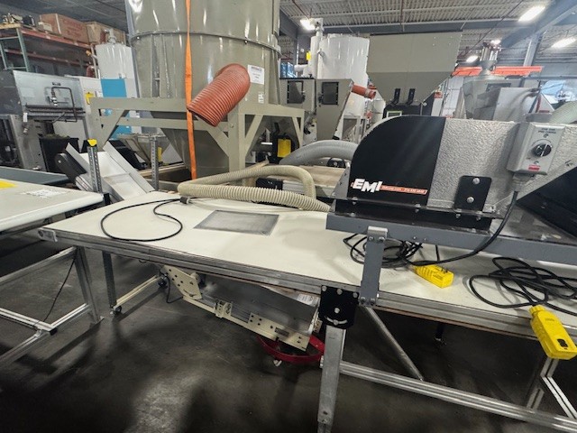 27-1/4" wide x 16' long, MK #GUF-P2000, flat belt conveyor with EMI cooling system, adjustable height - Image 4