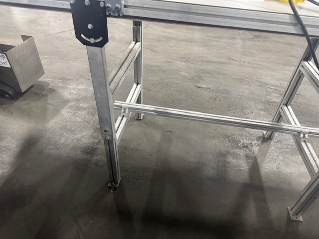 27-1/4" wide x 16' long, MK #GUF-P2000, flat belt conveyor with EMI cooling system, adjustable height - Image 8