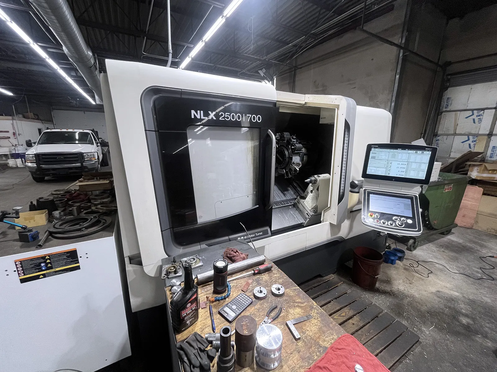 DMG, Mori #NLX-2500MC/700, CNC lathe, 10" chuck, 3.5" bar, 18.1" dia., 27.8" lgth, Celos MAPPS, tailstock - Image 3