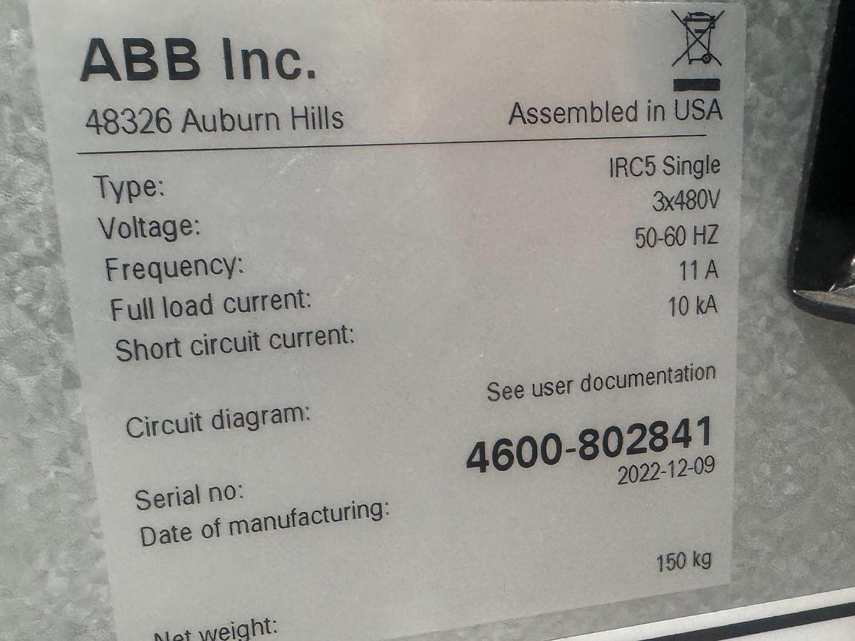 ABB, IRB-4600-40/2.55, 6-Axis Articulated Robot, 40 kg payload, 100" reach, IRC5 controller, 480 Volt, 2022 - Image 4