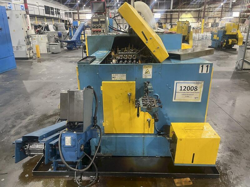 15/64" x 3-9/16" Nakashimada #TH4-6A, 4-Die Progressive Header, 2-3/4" shank length, 230 PPM, bushing cutoff - Image 3