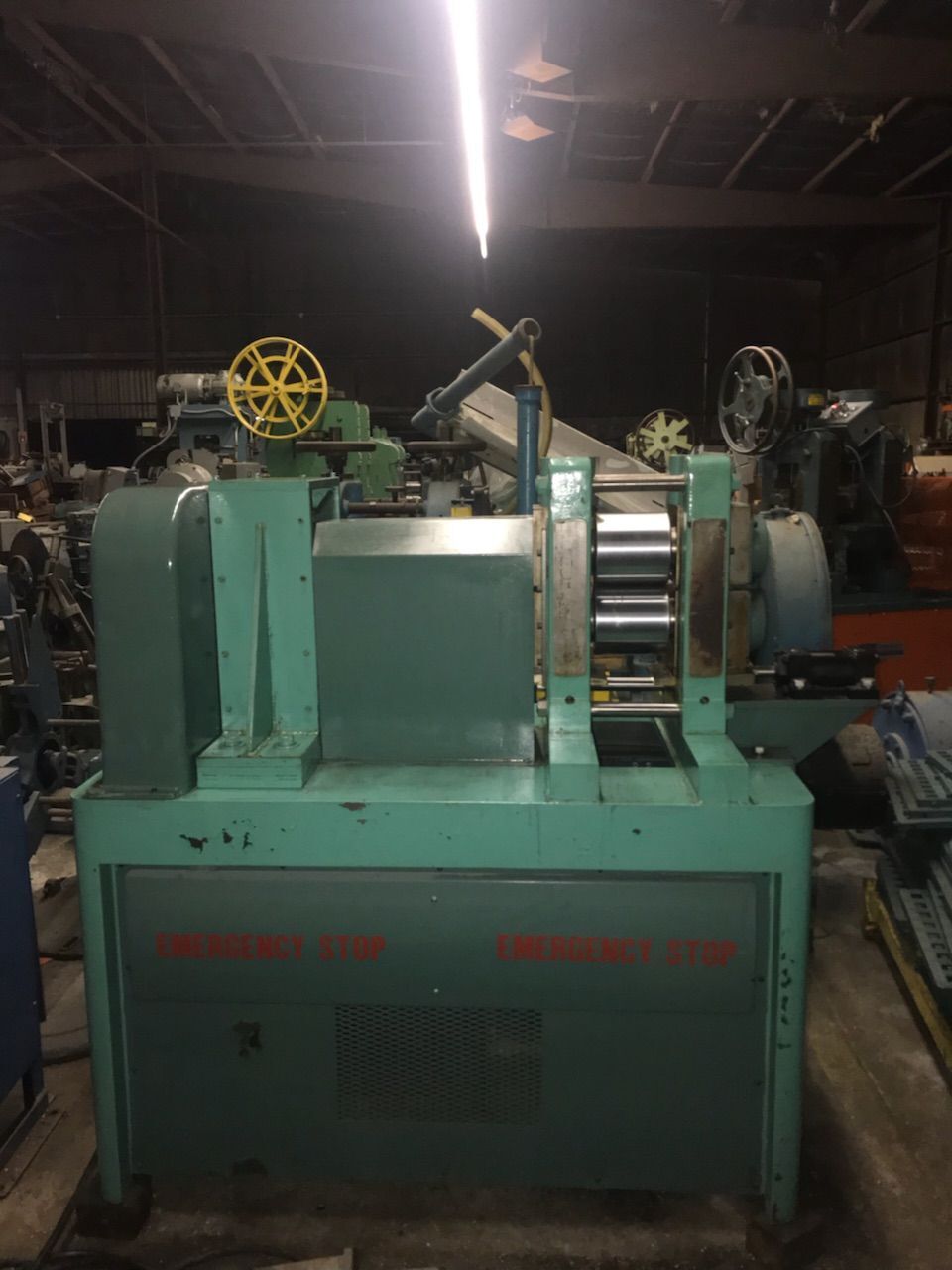 6" x 6" Stanat #TA-400, 2-Hi Wedge Rolling Mill, satin finish, high carbon chromium alloy steel, 5 HP 4-speed - Image 2