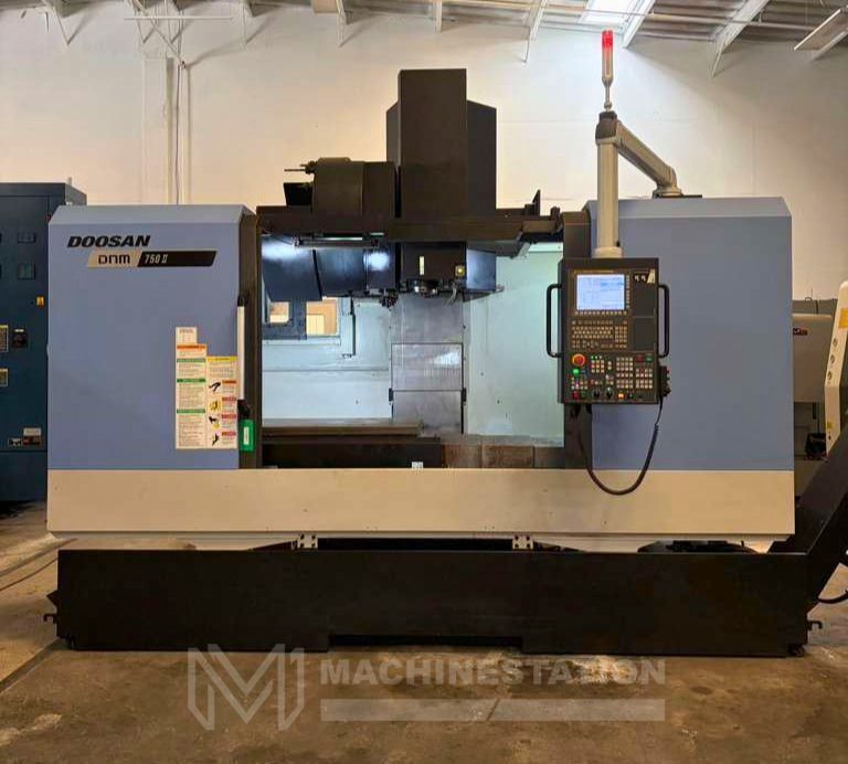 Daewoo Doosan #DNM-750II, CNC vertical machining center, 30 automatic tool changer, 64.2" X, 30" Y, 25.6" Z - Image 1