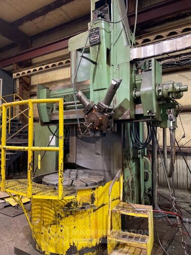 42" Bullard #36-Dyn-Au-Tape, CNC vertical turret lathe, 56" sw, 42" 4-jaw chuck, 5 turret, 50 HP, MPG - Image 3