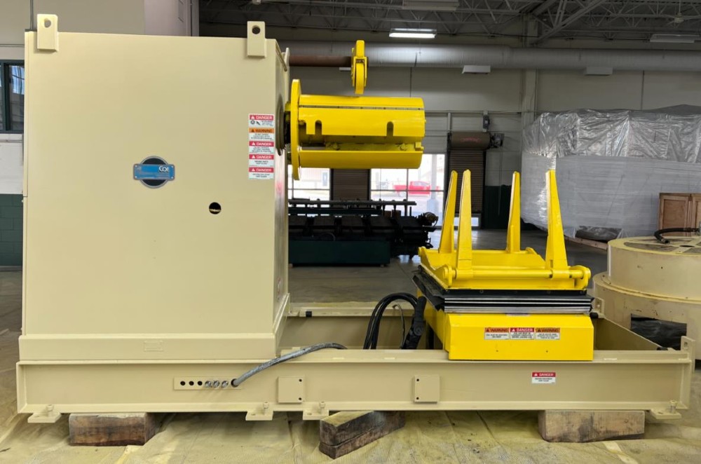 10000 lb. Coe Press Equipment, coil feed line, 24" W, coil car - Image 1