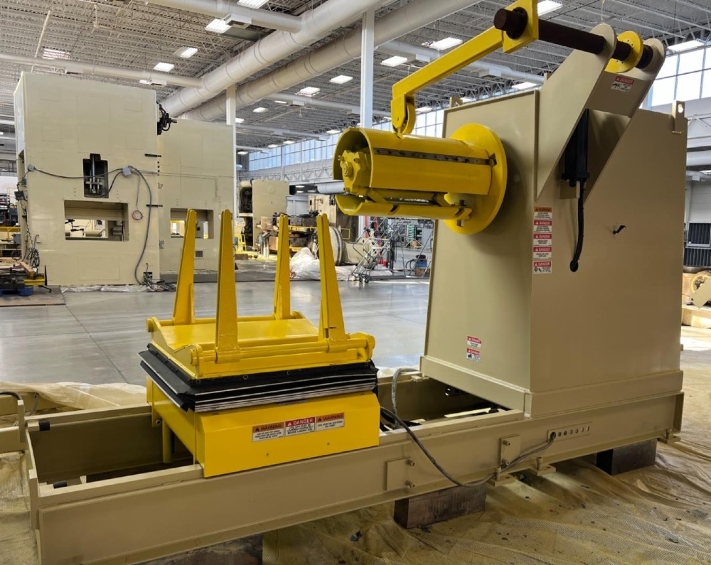 10000 lb. Coe Press Equipment, coil feed line, 24" W, coil car - Image 2