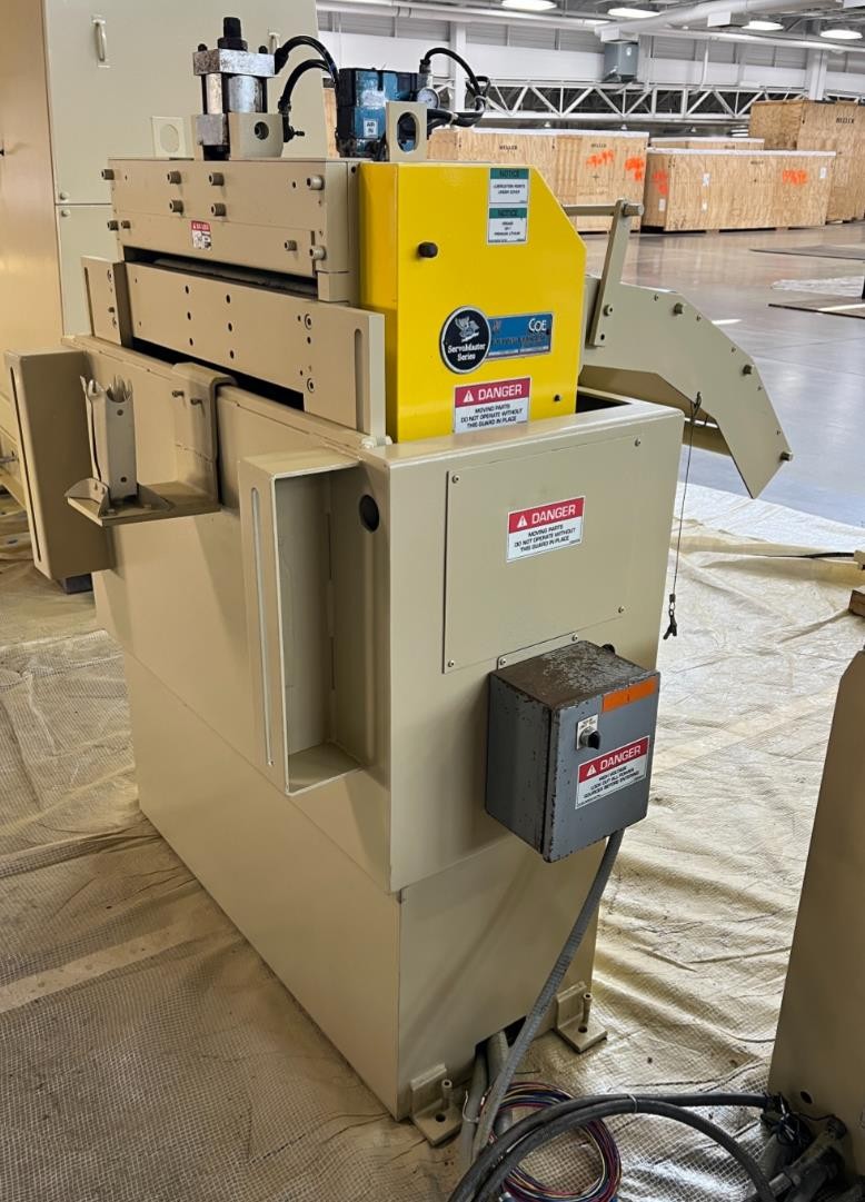 10000 lb. Coe Press Equipment, coil feed line, 24" W, coil car - Image 3