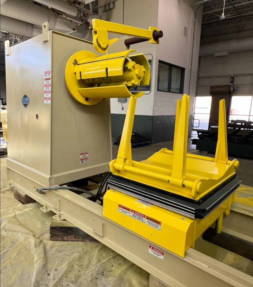 10000 lb. Coe Press Equipment, coil feed line, 24" W, coil car - Image 4