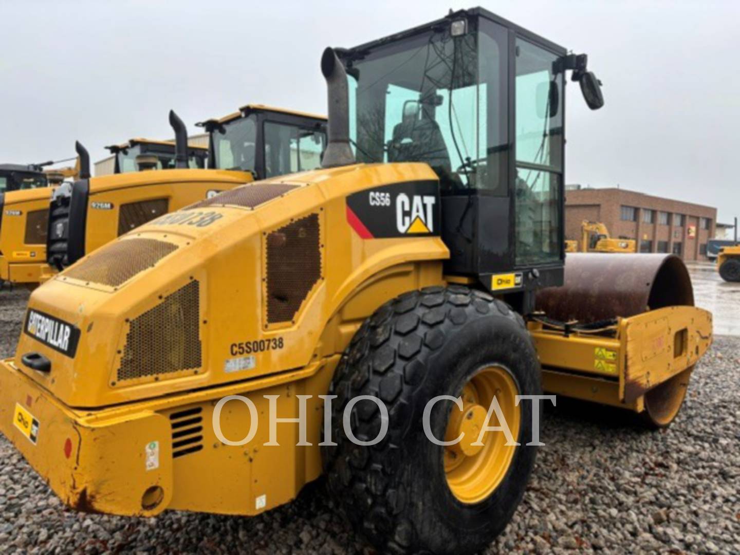 Caterpillar CS56, Combination Roller, 3985 hours, S/N: C5S00738, 2009 - Image 3