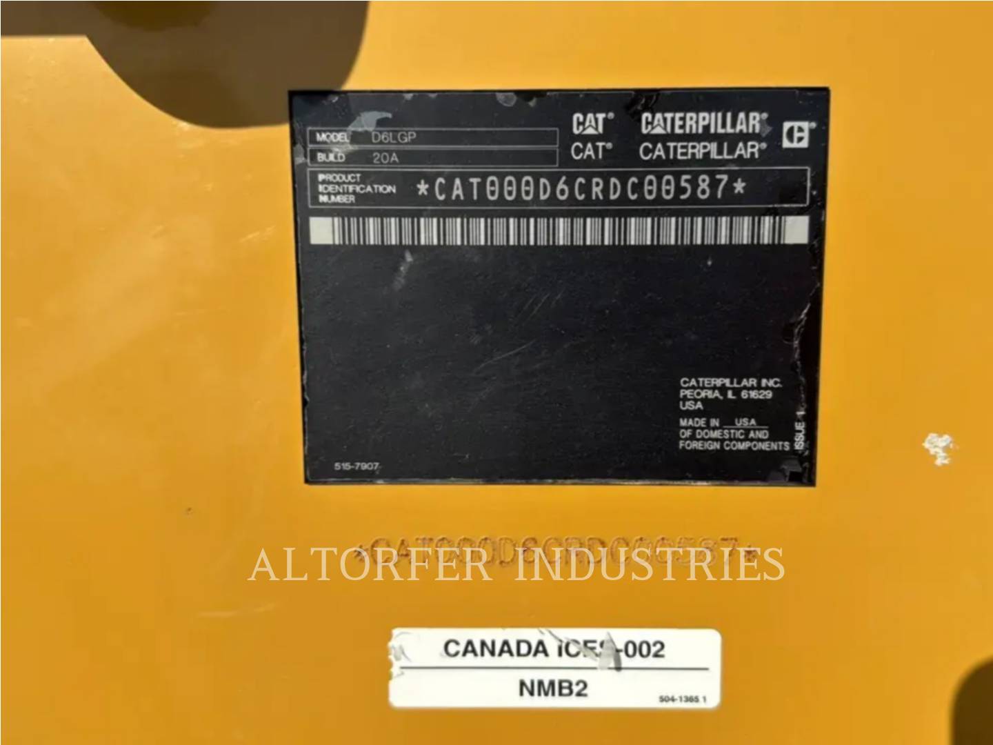 Caterpillar D6-20PAT3D, 4514 hours, S/N: RDC00587, 2020 - Image 6