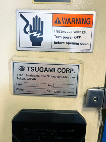 Tsugami #BE18, CNC Swiss type turning center, Fanuc Series 32i, Edge barfeeder, .709" bar capacity, 2006 - Image 8