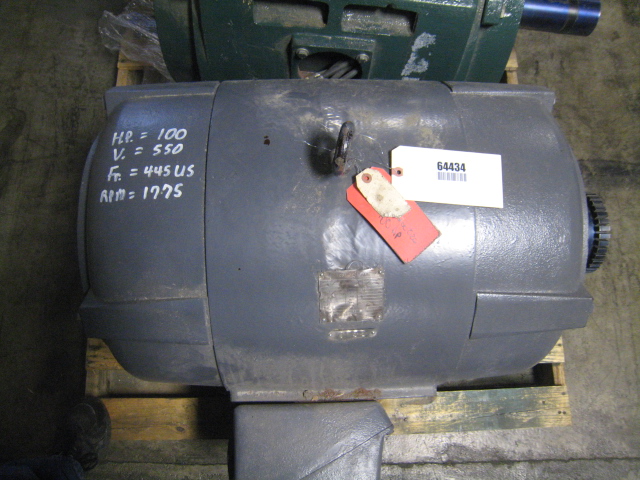 100 HP 1800 RPM Westinghouse, Frame 445US, ODP, 575 Volts - Image 1
