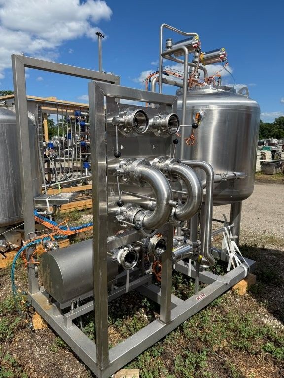 Bucher Denwel #DFP100A-11019, Flash Pasteurizer System, 43.5 psi @ 86°F vessel, Alfa Laval plate & frame - Image 3