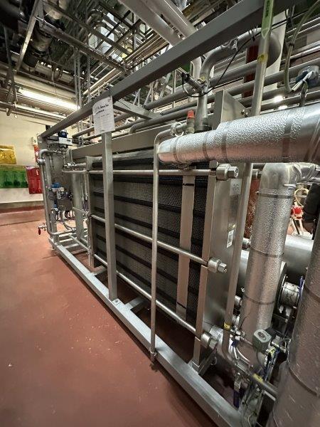Bucher Denwel #DFP100A-11019, Flash Pasteurizer System, 43.5 psi @ 86°F vessel, Alfa Laval plate & frame - Image 7