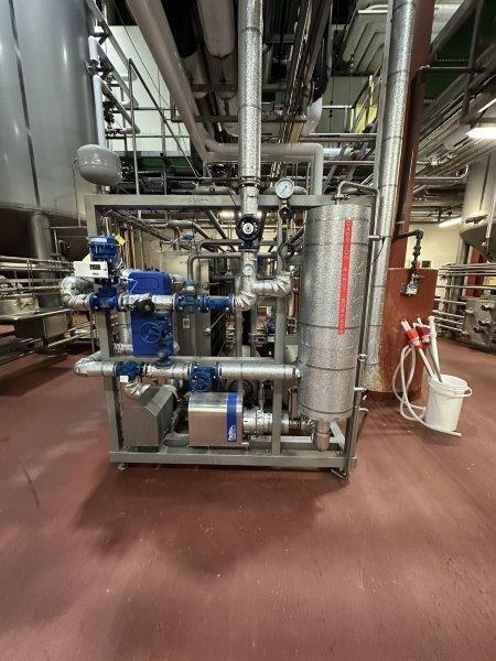 Bucher Denwel #DFP100A-11019, Flash Pasteurizer System, 43.5 psi @ 86°F vessel, Alfa Laval plate & frame - Image 8