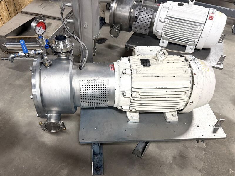 Ross #HSM-430SC, Inline High Shear Mixer, 3" liquid inlet/outlet, 2.5" powder inlet, 30 HP @ 1760 RPM - Image 4