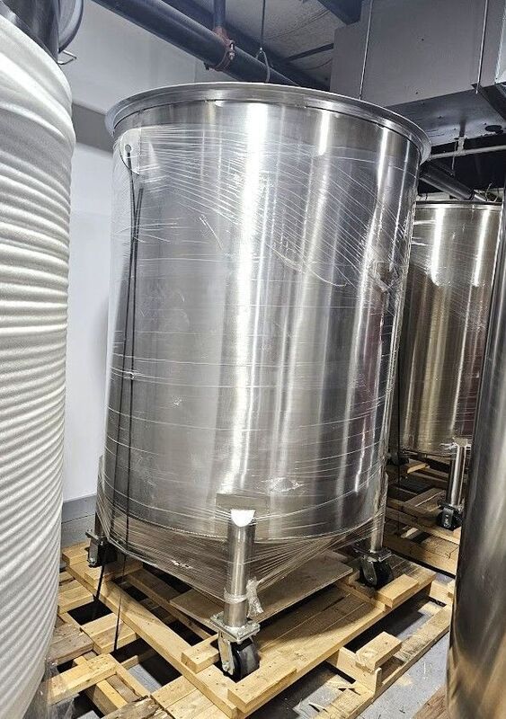 500 gallon MXD Process, Stainless Steel Tank, 53" diameter x 56" straight side height, (2 available) - Image 1