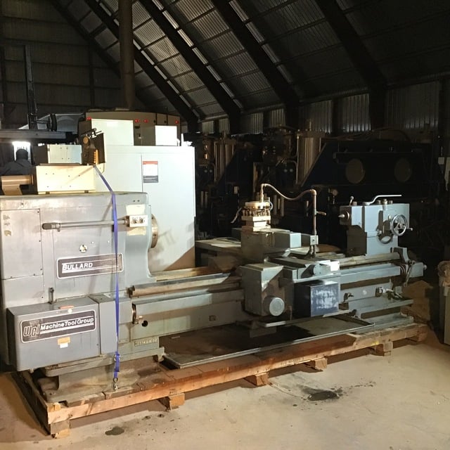32" x 72" American #3220S, CNC Engine Lathe, hard ways, 4" hole, 30 HP, tooling, low hours, like new - Image 4