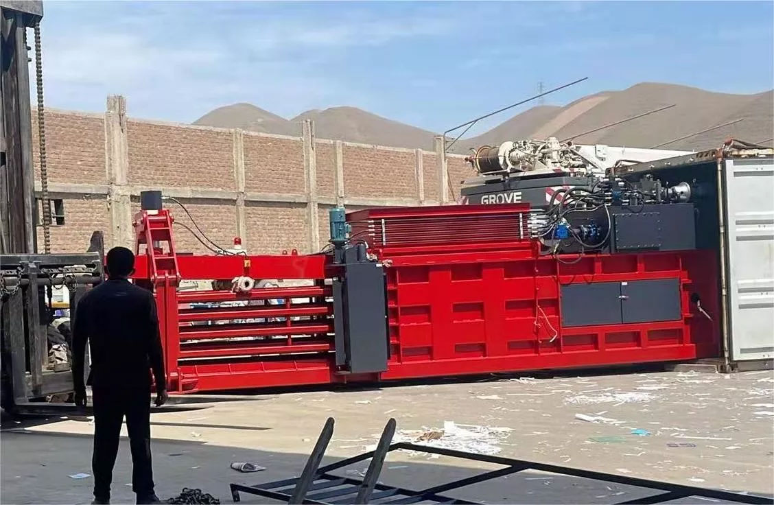 Enerpat #HBA-Series, horizontal autotie baler for Cardboard & OCC, 55-75 HP, Available now, New - Image 3