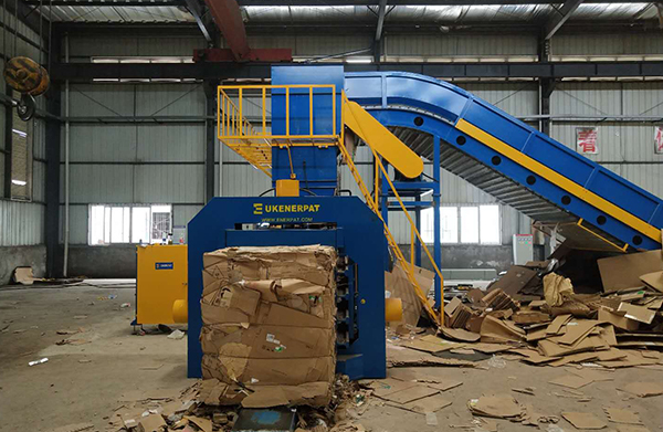 Enerpat #HBA-Series, horizontal autotie baler for Cardboard & OCC, 55-75 HP, Available now, New - Image 4