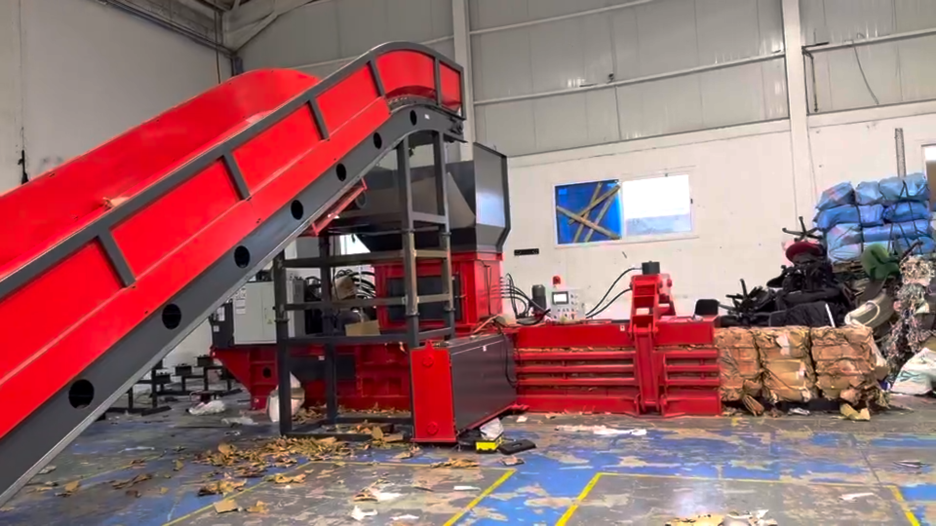 Enerpat #HBA-Series, horizontal autotie baler for Cardboard & OCC, 55-75 HP, Available now, New - Image 7