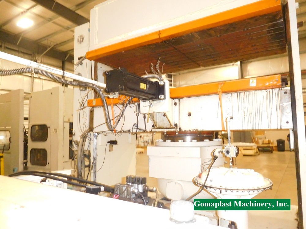 Eemco Press, 84" x 44" 3-zone electric platens, 16 stroke, 21" DL, Allen Bradley PLC and HMI, 2008 - Image 5