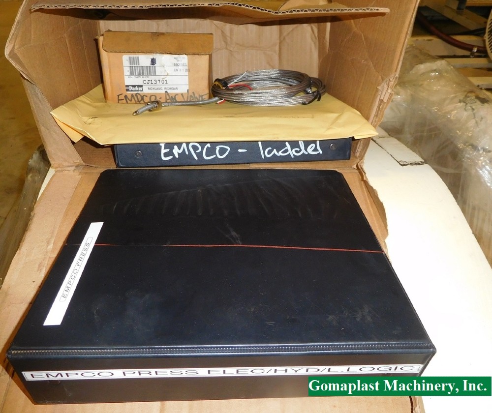 Eemco Press, 84" x 44" 3-zone electric platens, 16 stroke, 21" DL, Allen Bradley PLC and HMI, 2008 - Image 10