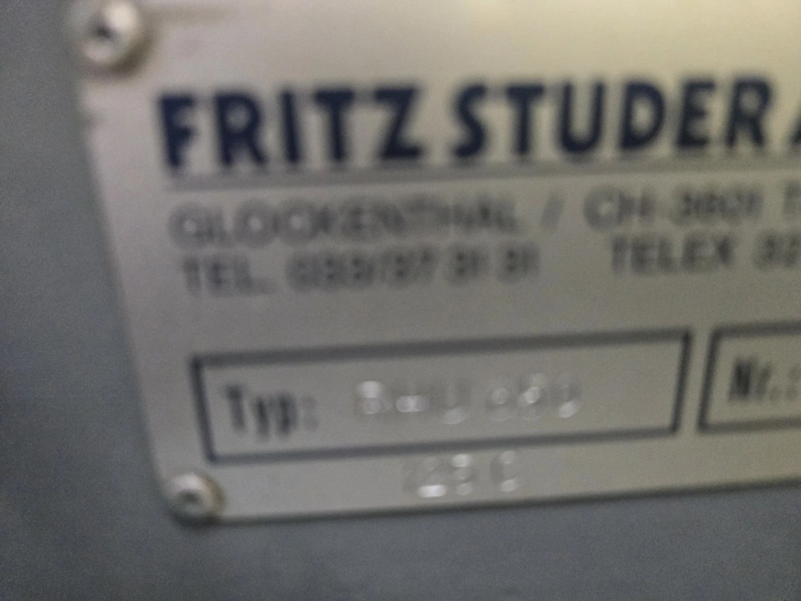Studer #RHU-650-125C, Universal Cylindrical Grinder - Image 5