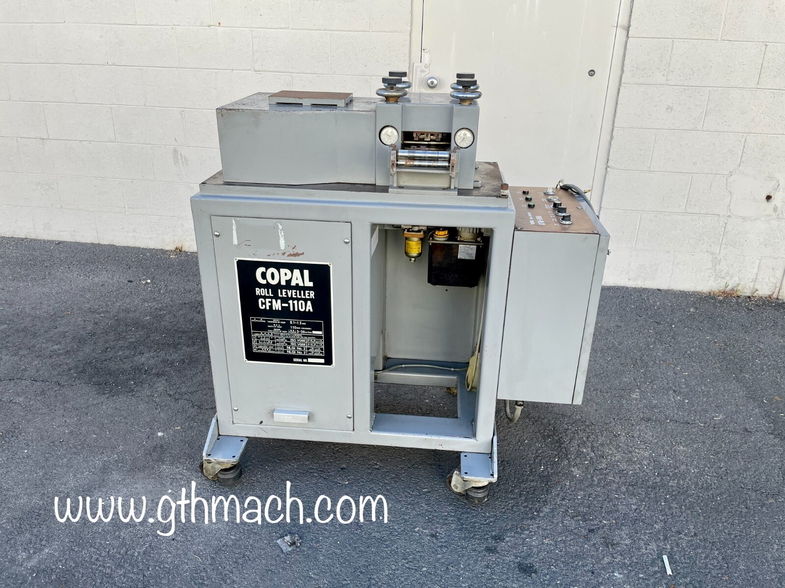 Copal #CFM-110A, Roll Leveller, High Speed Straightener - Image 1