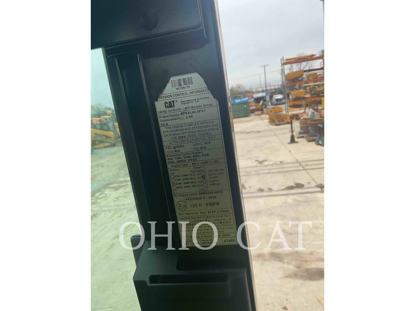 Caterpillar 31507, 272 hours, S/N: WKX40747, 2025 - Image 8