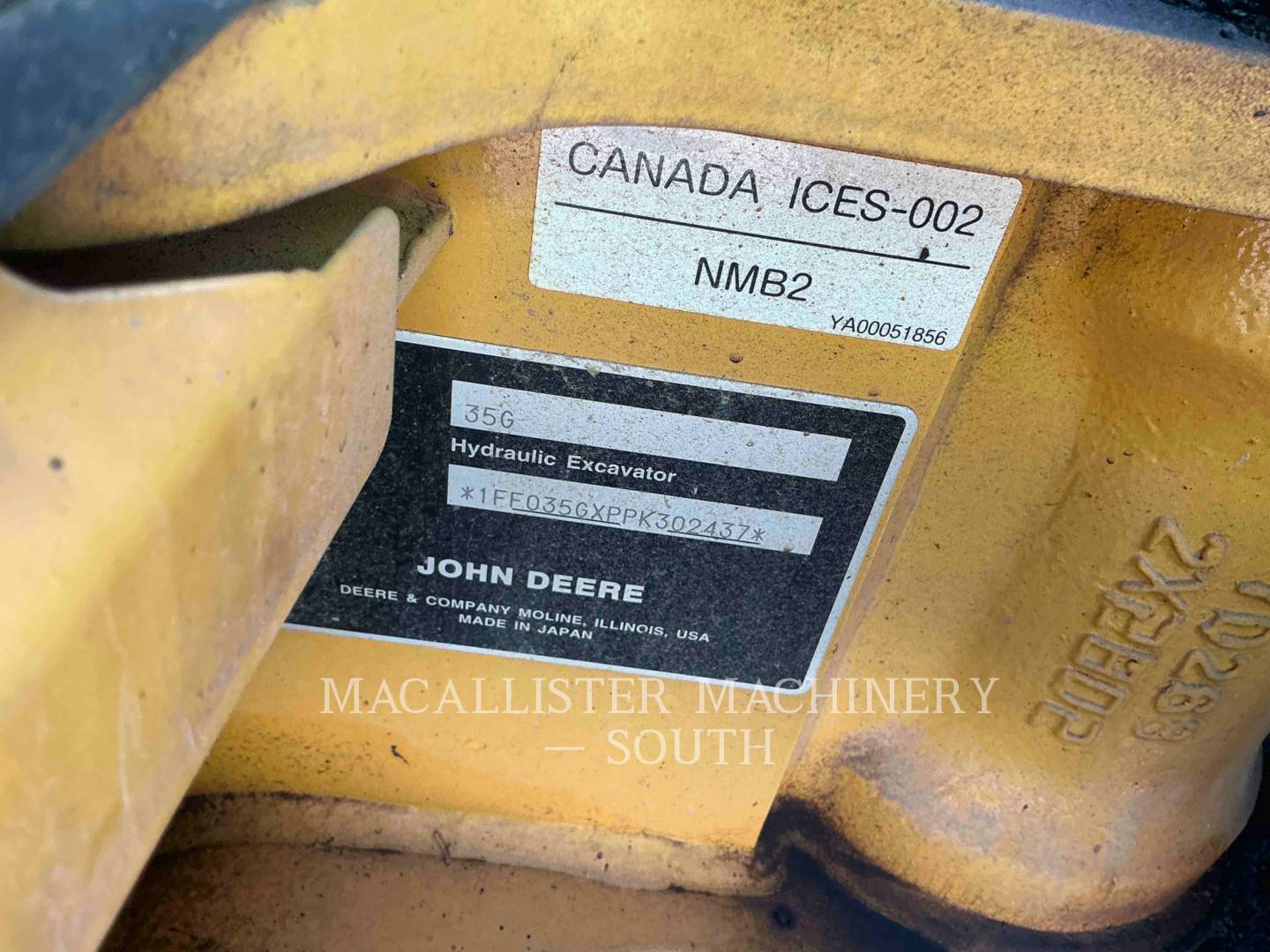 John Deere 35G, 435 hours, S/N: 1FF035GXPPK302437, 2023 - Image 6