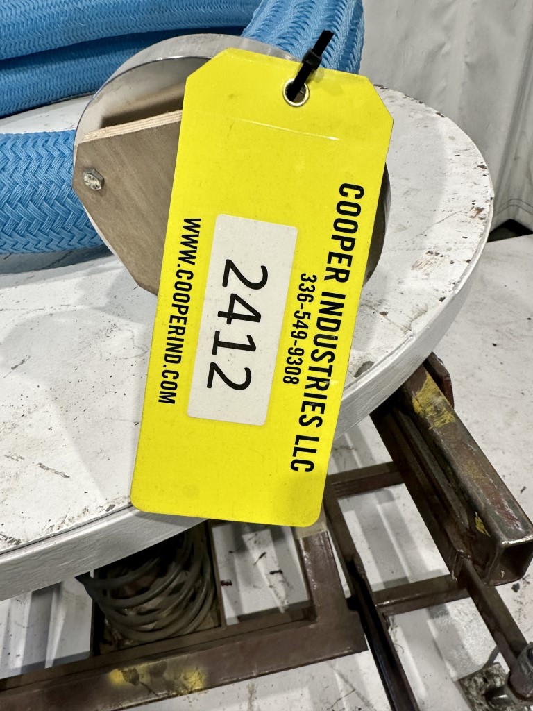 3" x 15' PTFE lined hose, Crane #Resist-O-Flex, 4 bolt flange, unused - Image 5