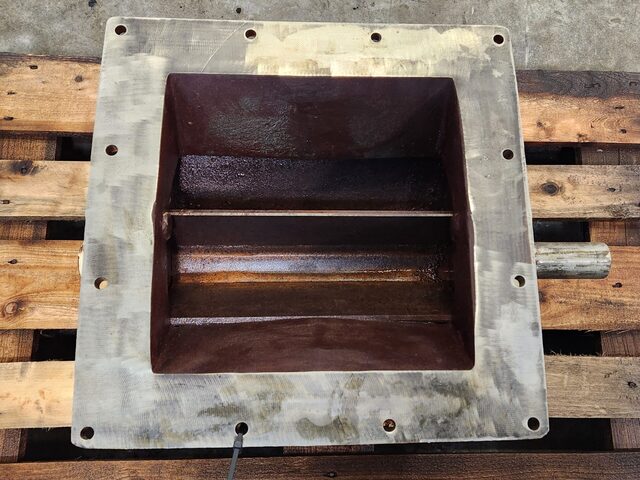 12" x 12" MAC #MD75, rotary airlock feeder, no drive included - Image 5