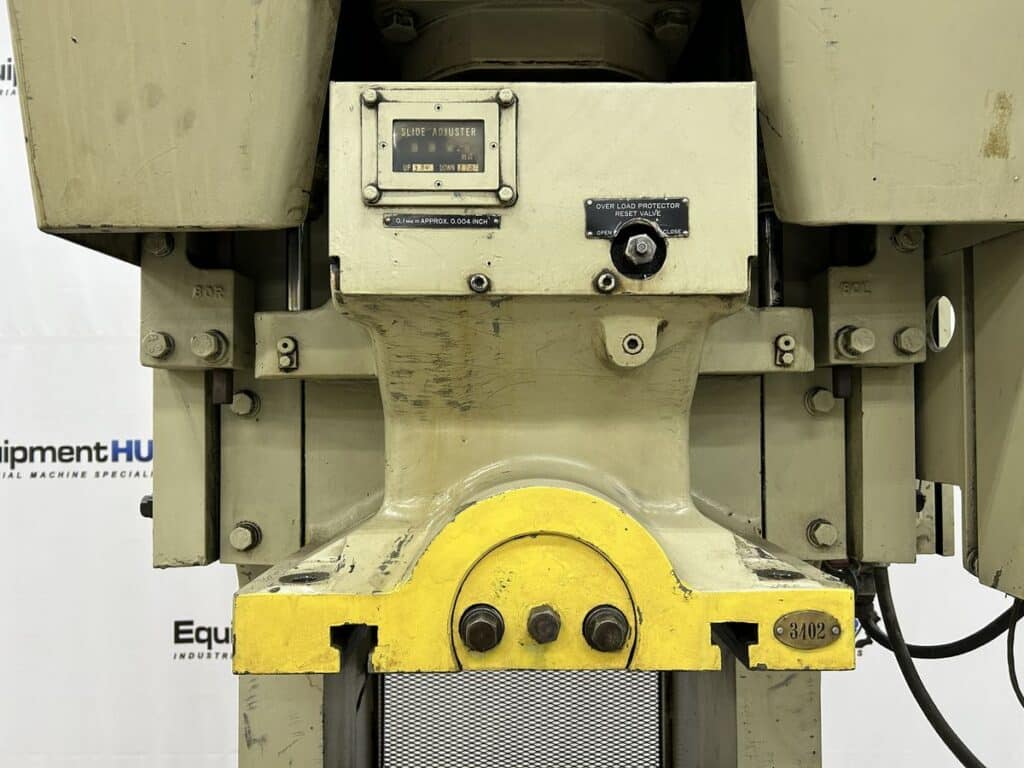 88 Ton, Komatsu #OBS-80-2, OBI mechanical punch stamping press, 5.12" stroke, 13.78" SDAU, 1984 - Image 8